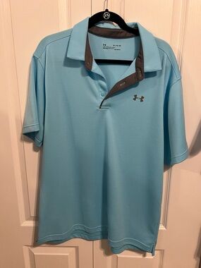 Under Armour Men’s Light Blue Polo